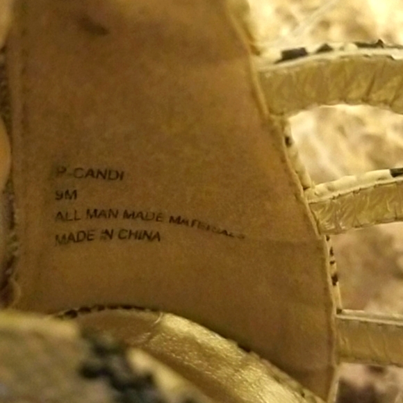 Steve Madden Candi snake skin cage heels - Picture 7 of 11